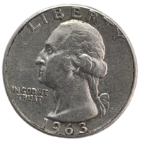 Estados Unidos 1963 - Quarter Dollar