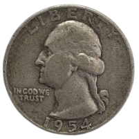 Estados Unidos 1954 - Quarter Dollar