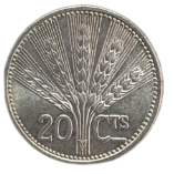 Uruguay 1954 - 20 céntesimos